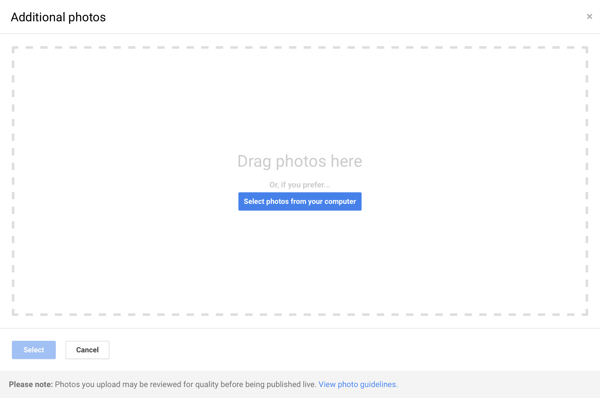Loading Photos in Your Google My Business Listing