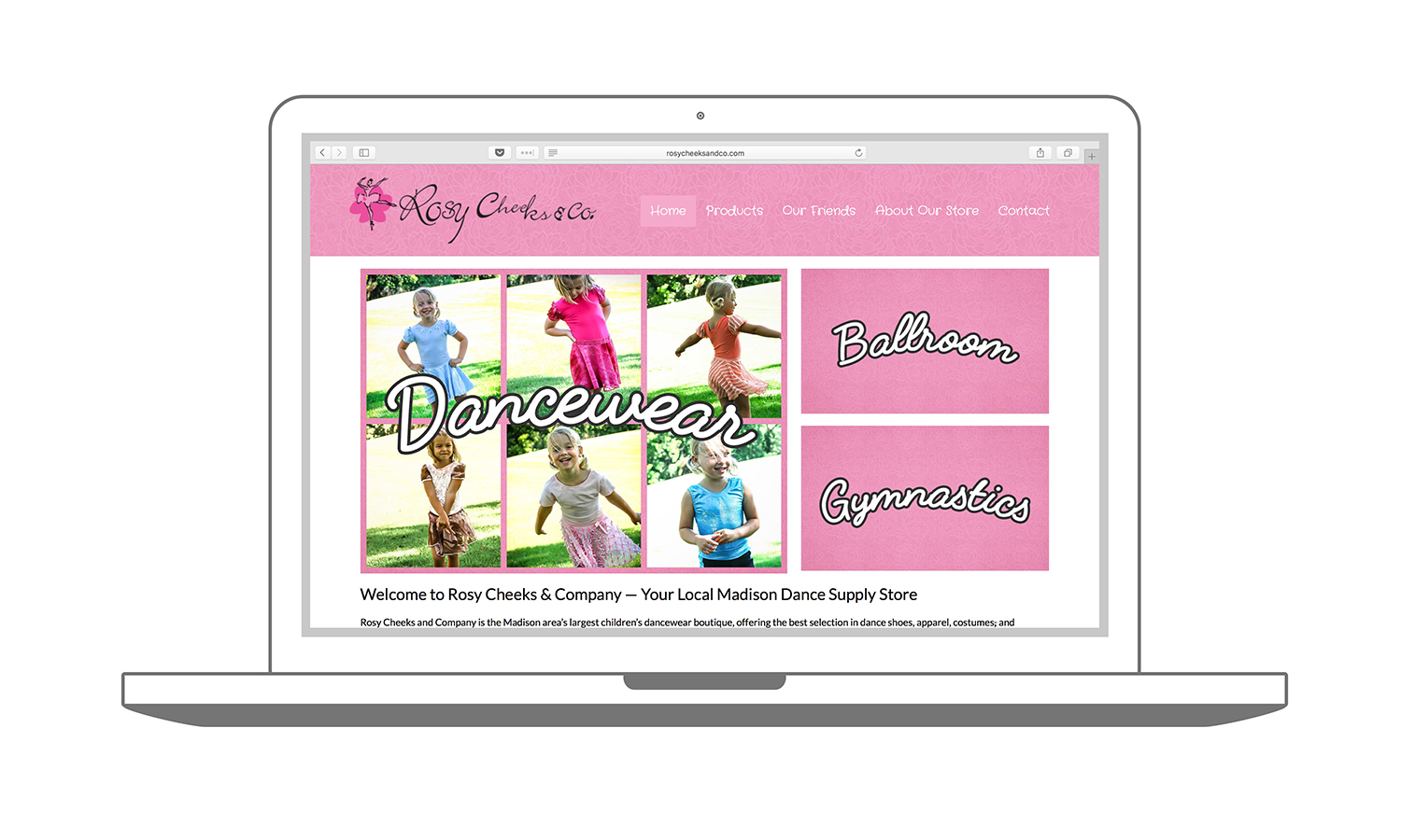 Custom Website Design & SEO Madison Rosy Cheeks