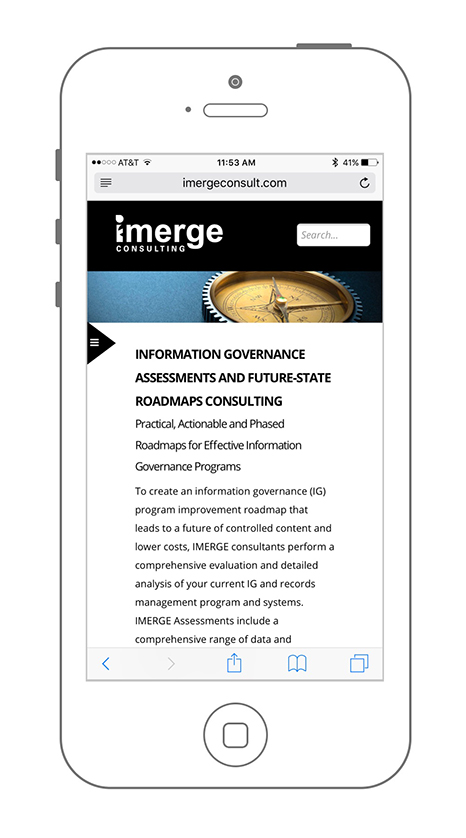 UX & Mobile Friendly Website Design for iMerge